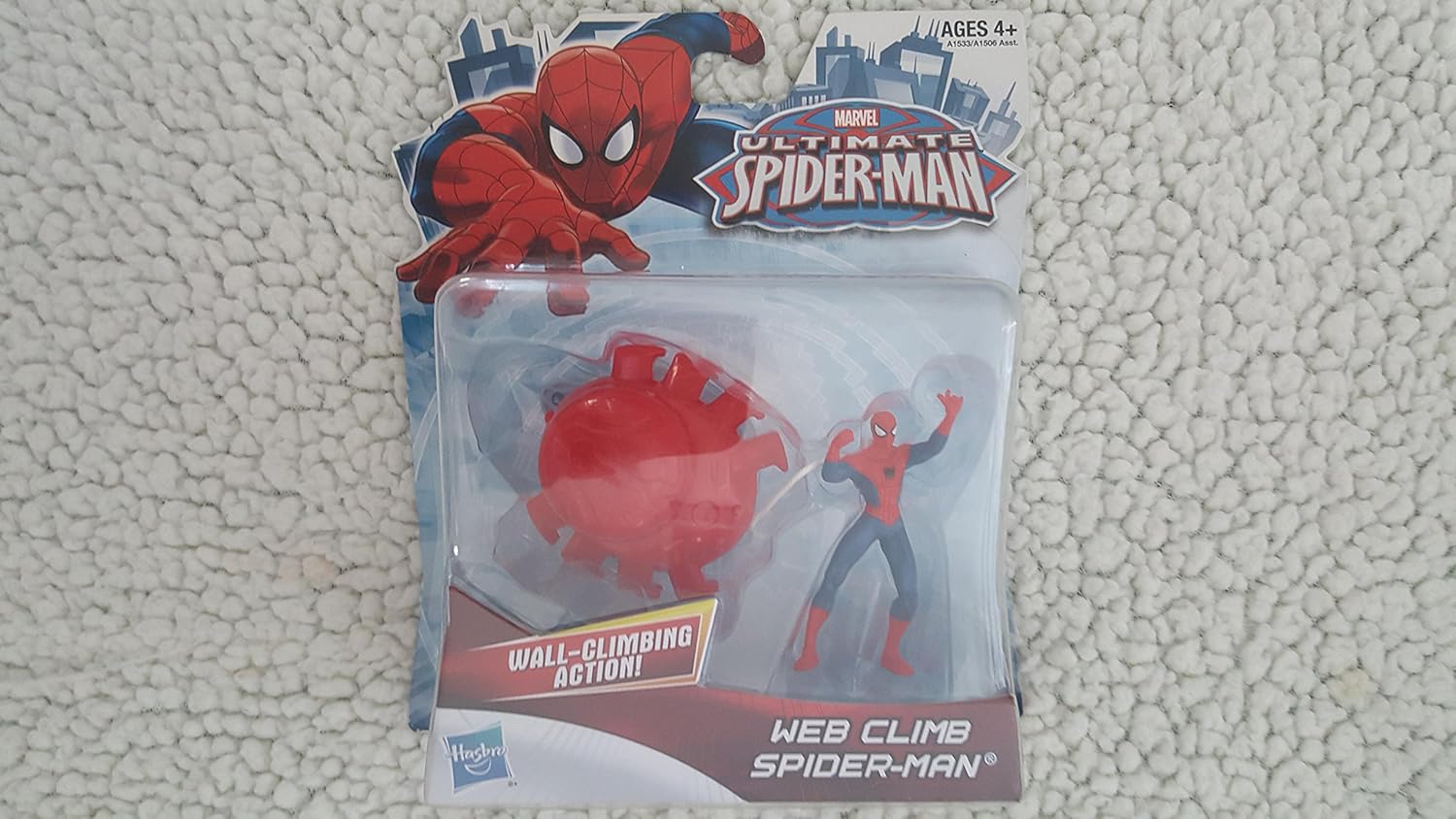 spiderman climbing toy