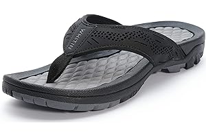 WHITIN Men's Flip Flops | Outdoor Thong Sandals | Arch Support | Slip Resistant