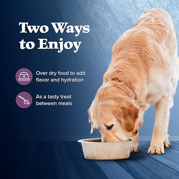 BLUE BUFFALO WILDERNESS TRAIL TOPPERS WILD CUTS WET DOG FOOD, HIGH-PROTEIN & GRAIN-FREE, MADE WITH NATURAL INGREDIENTS, CHUNKY BEEF BITES IN HEARTY GRAVY, 3-OZ. POUCHES, (24 COUNT)