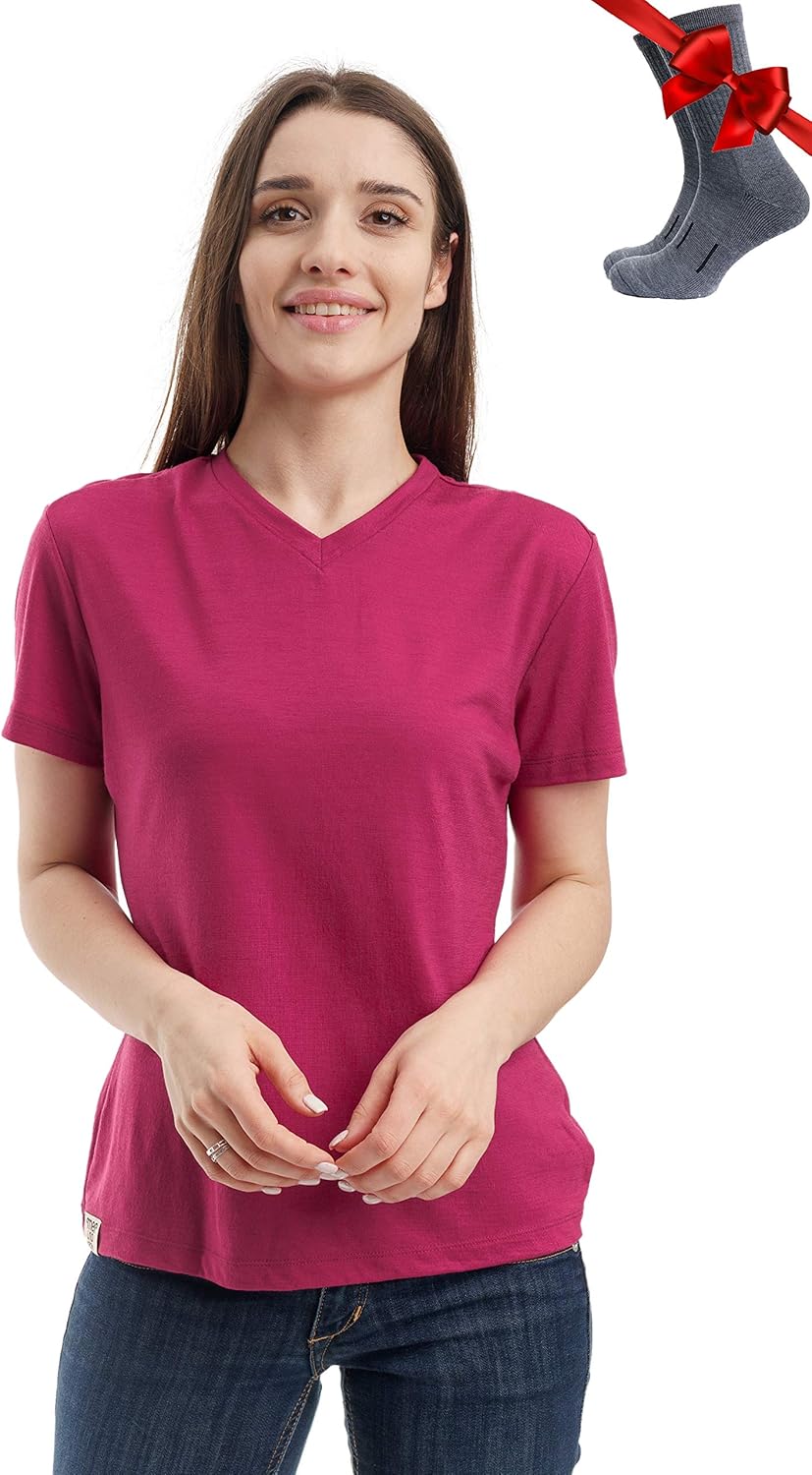 100 NZ Organic Merino Wool Lightweight Women's Base Layer