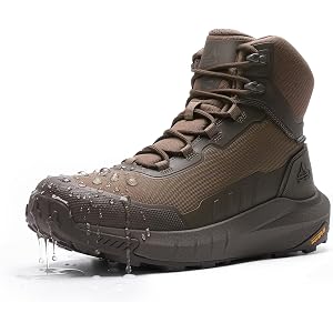 NORTIV 8 Men's Waterproof Work Tactical Hiking Boots | Military Combat Boot With Arch Support, Lightweight Cushion Sole For W