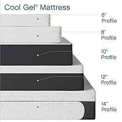 Cool Gel 10 Inch Twin Size Mattresses Memory Foam