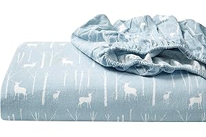 Eddie Bauer - Queen Sheet Set, Warm Breathable Cotton Flannel Bedding with Deep Pockets, Brushed for Extra Softness, Cozy Hom