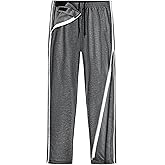 Unisex Tearaway Pants with 2 Side Zippers Snaps for Post Surgery Men Cotton Rip Off Breakaway Pant for Hip Replacement