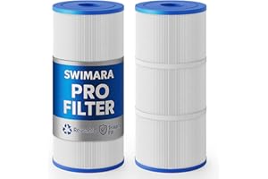 Swimara Hot Tub Filter Replacement for Hot Springs Limelight 2018+ (2 Pack), Replaces Watkins 78161 78286 1642301-1, Pleatco PWK35B, Filbur FC-3921, Unicel C-6350, 14" × 6-3/8" 2" Open Ends