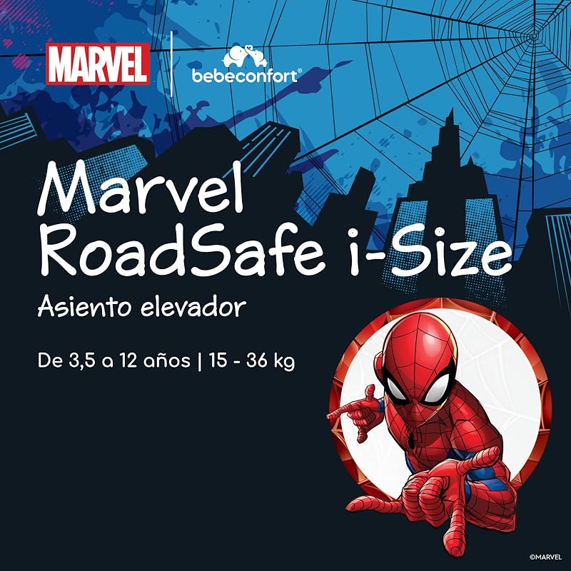 Cadeira Auto Marvel RoadSafe i-Size, Autêntico Homem-Aranha