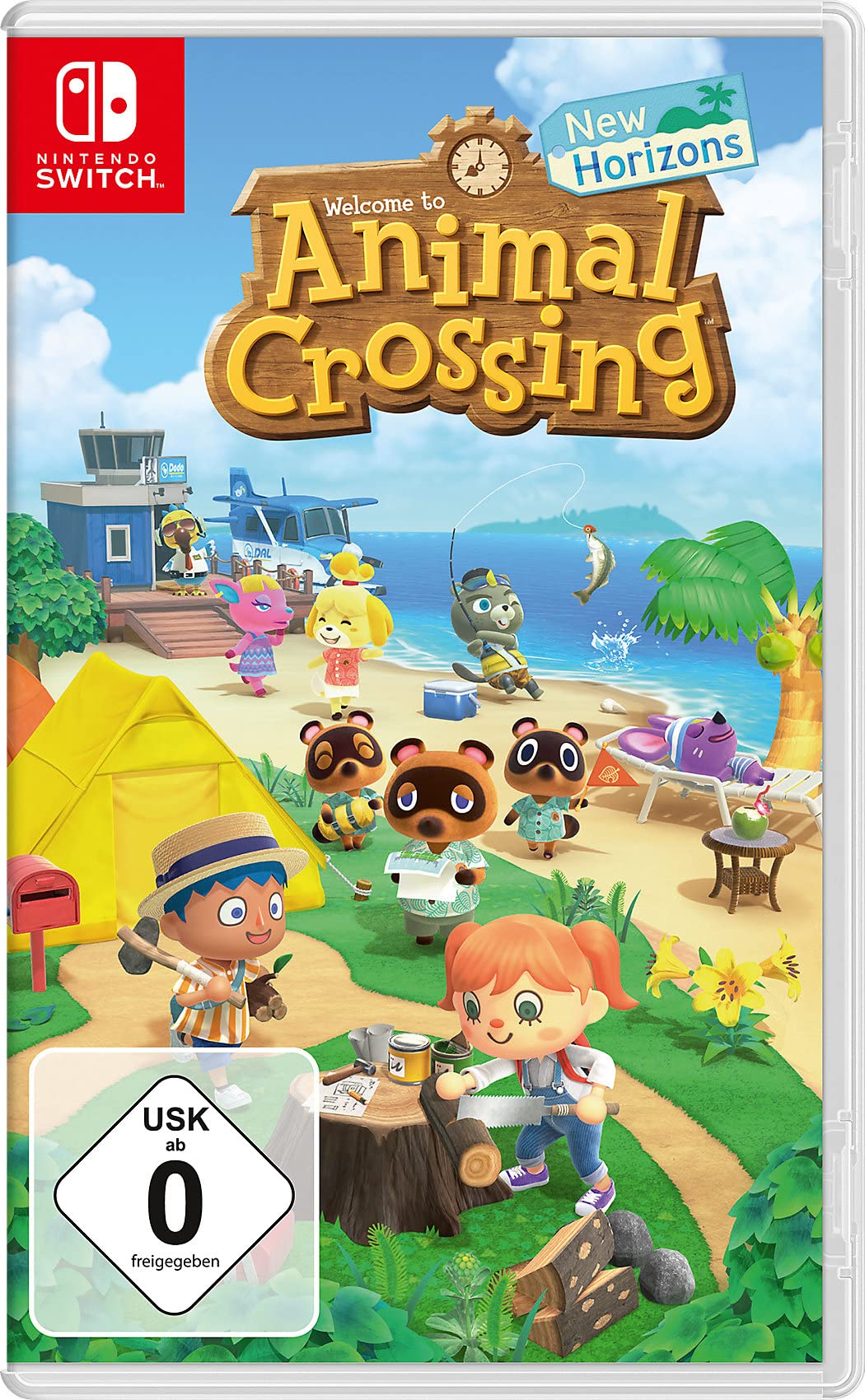Nintendo Europe Animal Crossing: New Horizons - Import Allemand, Jouable En Français [Video Game]