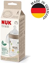 NUK for Nature Baby Bottle Medium Teat 260 ml Temperature Indicator Beige view 7