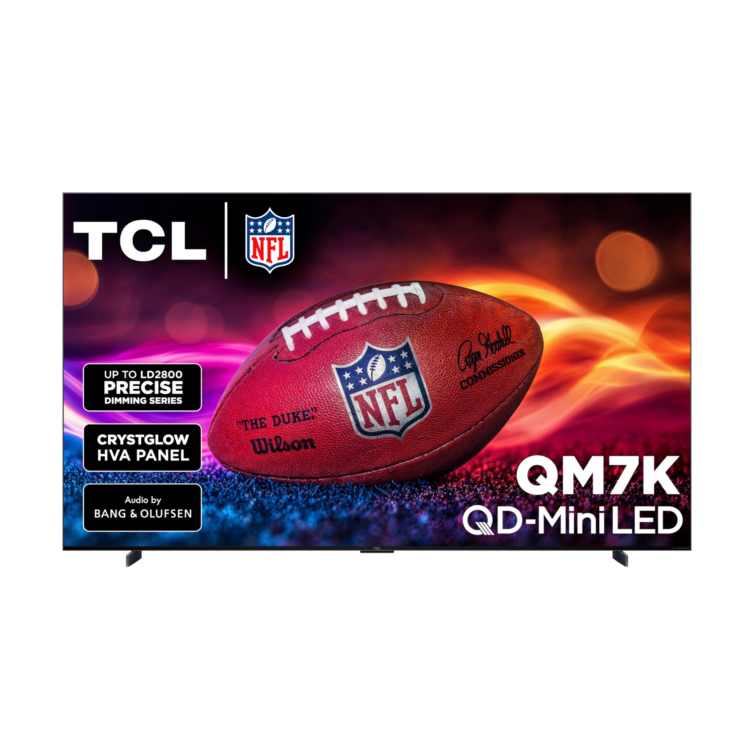 Photo 1 of **BROKEN SCREEN/PARTS ONLY**TCL 98-Inch Class QM7K Series QD-Mini LED 4K UHD Google Smart TV Best Premium Mini-LED TV - QLED, 144hz, 288hz Gaming Rate, Anti-Reflective Screen, Bang & Olufsen Audio, Atmos (98QM7K, 2025 Model)