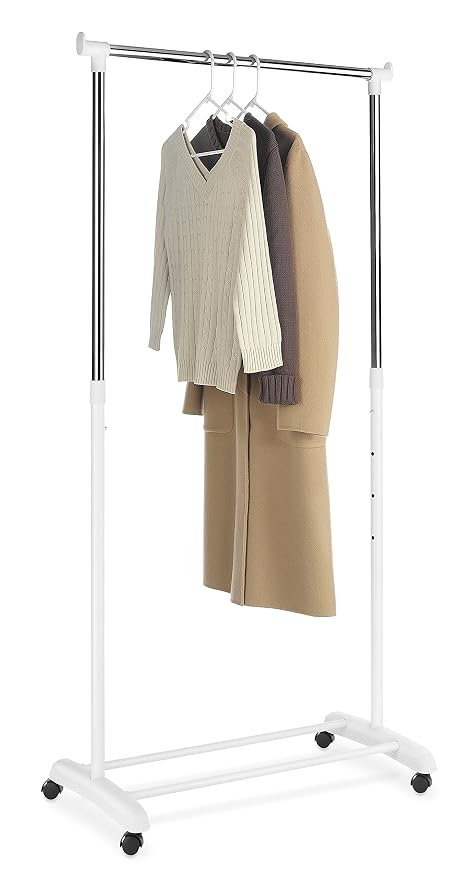 Rolling Adjustable Garment Rack