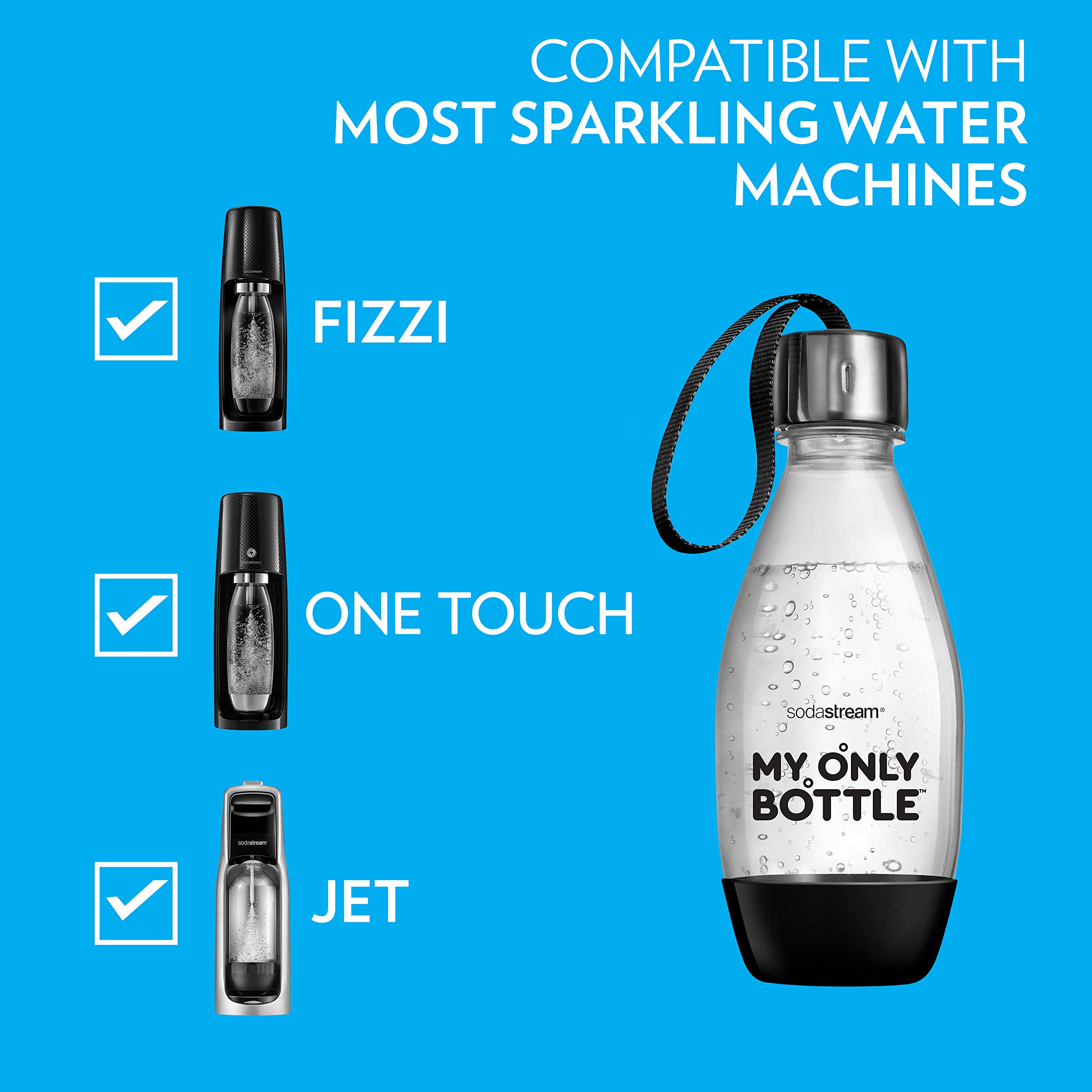 SodaStream 0.5 Liter My Only Bottle Black