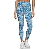 Calvin Klein Womens Printed High Waist 7/8 Length Tight