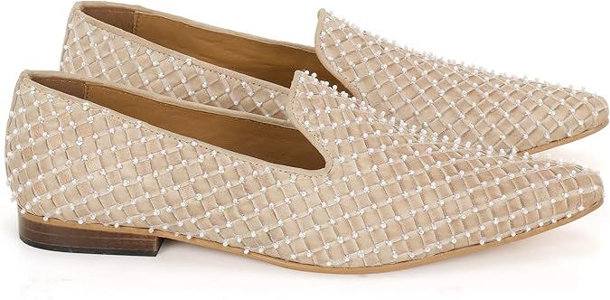 Anna Ricci Woven Leather Highly Embellished