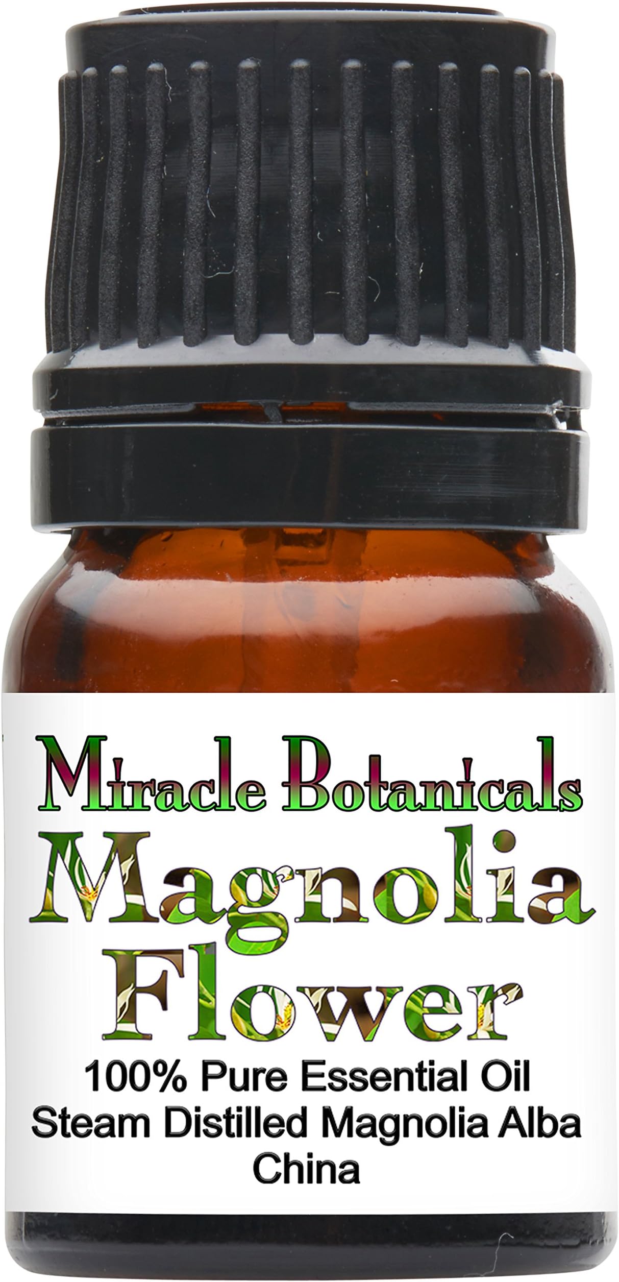 Miracle Botanicals Magnolia Flower Essential Oil - 100% Pure Magnolia Alba - Therapeutic Grade (2.5ML)
