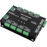 32 Channel 96A RGBW DMX 512 LED Decoder Controller DMX Dimmer DC5-24V RGBW RGB LED Light 8 Bit/16 Bit