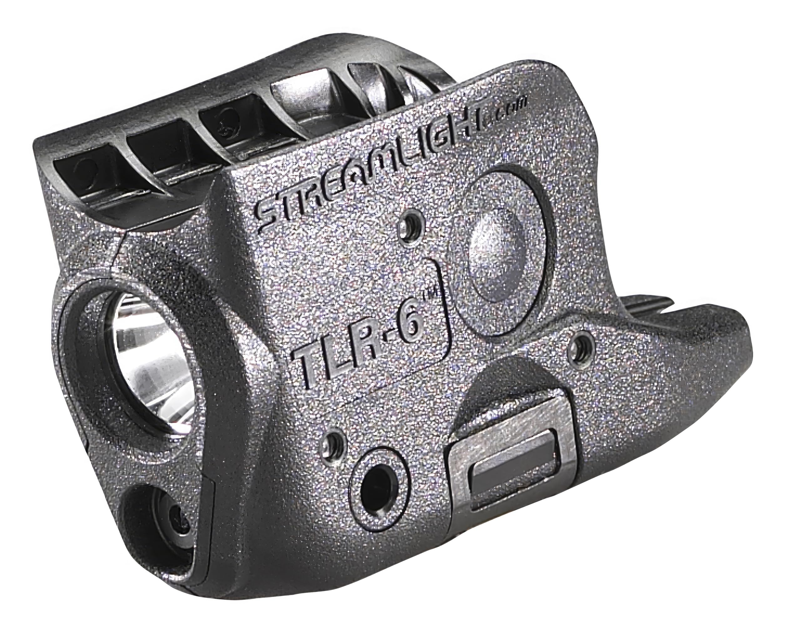 Photo 1 of Streamlight 69270 TLR-6 100-Lumen Tactical Weapon Light with Integrated Red Aiming Laser Designed Exclusively and Solely for Glock 42/43/43X/48 (No Rail or MOS), Black