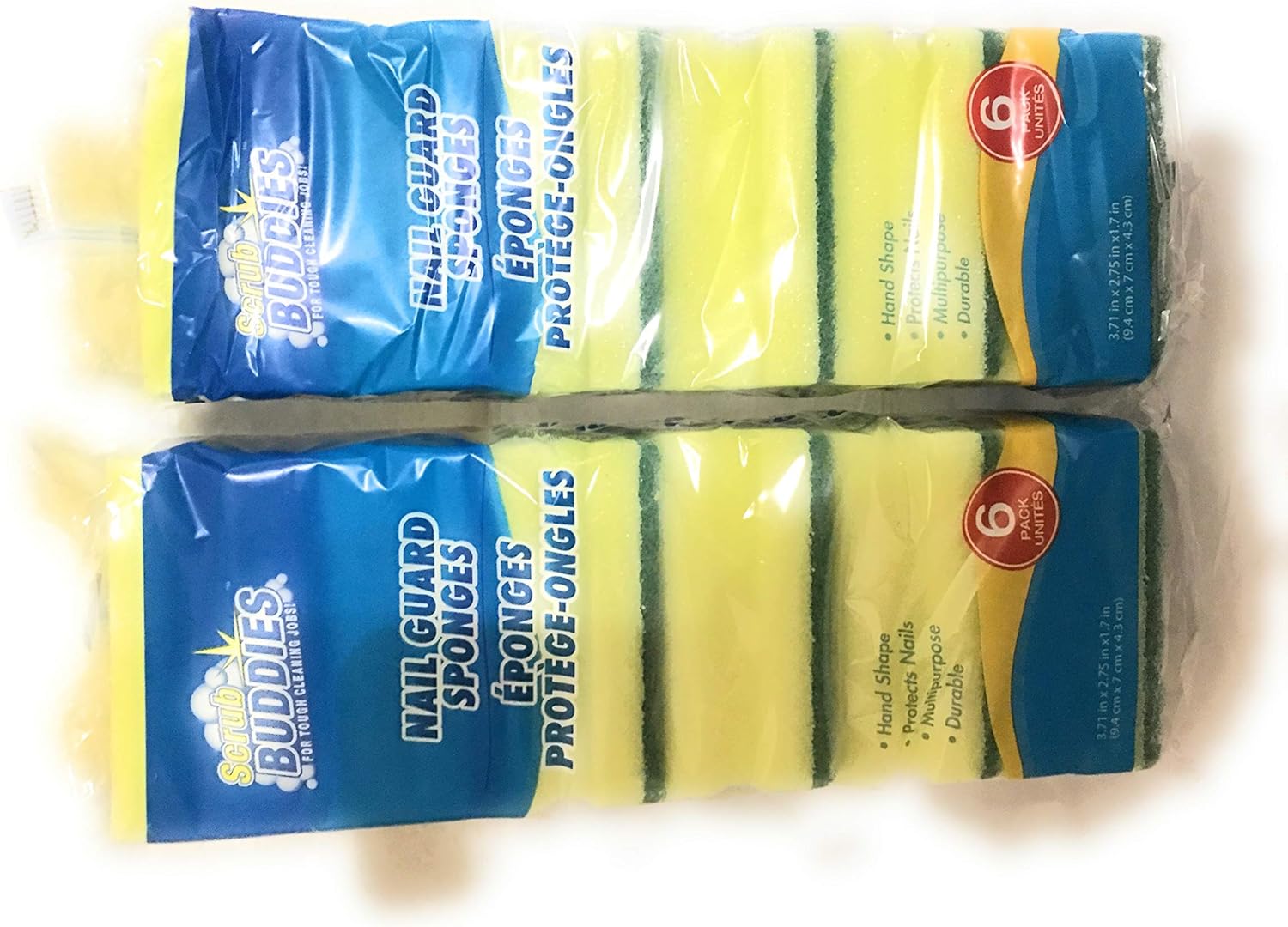 Scrub Sponge Pack Durable and Multipurpose Cleaning Sponges Great for Kitchen Dishes