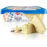 Haddar by Baracke Premium Quality Vanilla Halva 12.34oz | Fine Sesame Seed Paste Dessert Made with Tahini, Gluten Free, Vegan, Kosher