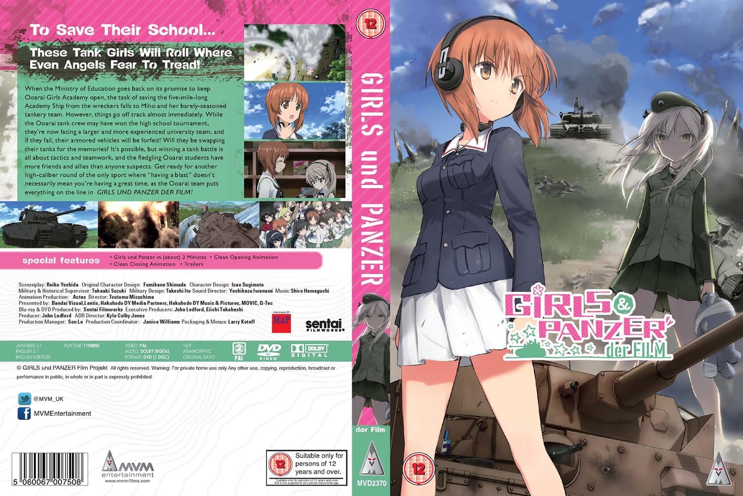 Amazon Co Jp ガールズ パンツァー 劇場版 Dvd Box 119分 ガルパン Girls Und Panzer Der Film アニメ Dvd Import Pal 再生環境をご確認ください Dvd ブルーレイ