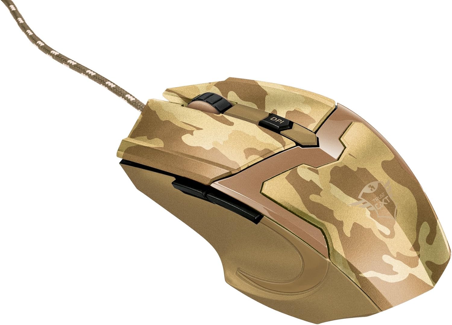 Trust Gaming GXT 101 Gaming Mouse for PC and Laptop, 6004800 DPI, 6
