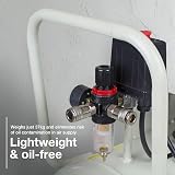 Hyundai 50L Portable Air Compressor 750W 2HP Oil Free Direct Drive 118psi view 6