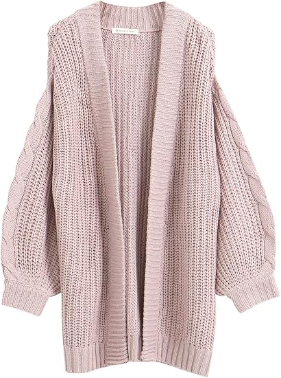 Amazon マジェスティックレゴン Majestic Legon 袖ケーブルざっくりカーデ M ピンク カーディガン ボレロ 通販