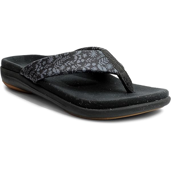 Amazon.com | REVITALIGN Women's Yumi Orthotic Sandal Black 6
