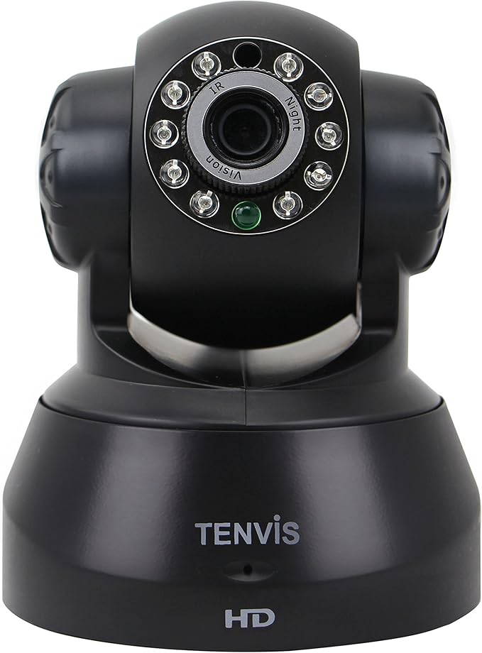 Tenvis JPT3815WHD Wireless Network IP Camera Black Amazon.co.uk Electronics