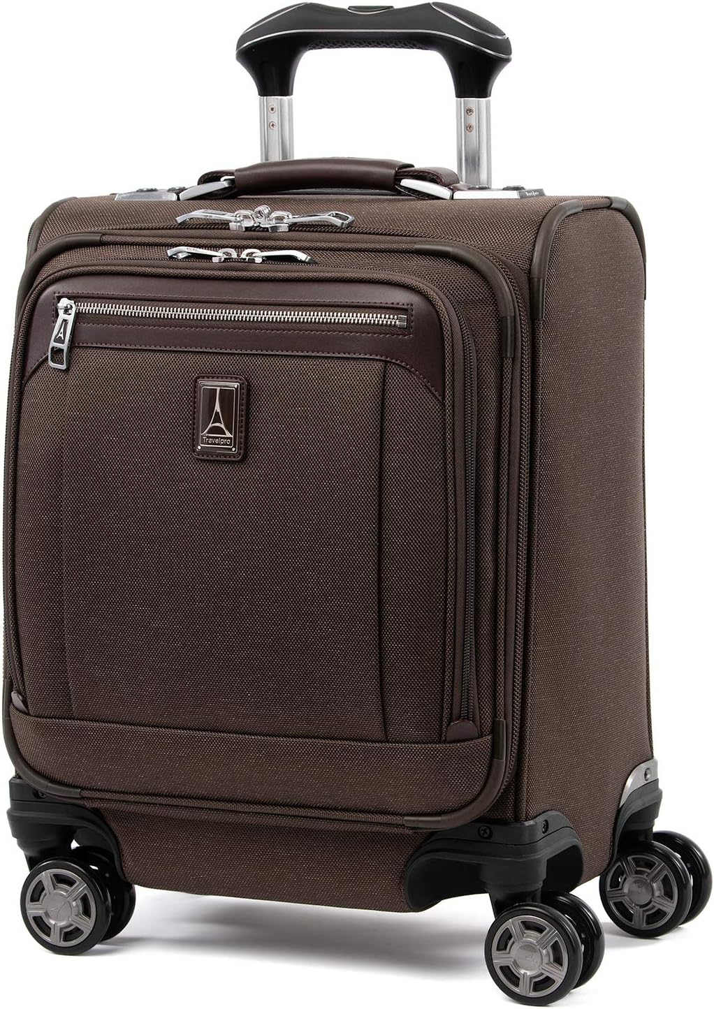 Travelpro Platinum Elite Spinner Tote CarryOn, Rich Espresso, One Size
