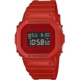 Casio G-Shock Square Digital Red Resin Watch DW5600RRB-4