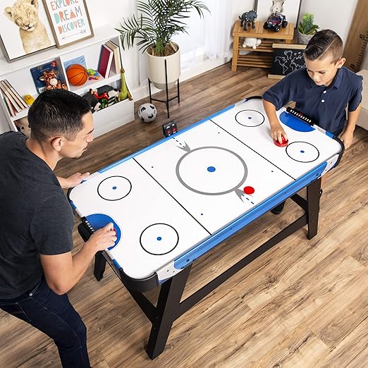 Amazon Com Best Choice Products 54in Large Air Hockey Table For