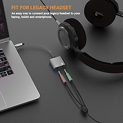 Cubilux 3.5mm TRS Audio Microphone to TRRS Male