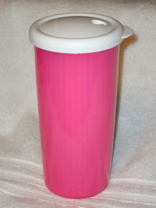 NEW TUPPERWARE INSULATED TUMBLER WITH DRIPLESS STRAW SEAL 24 OZ HOT