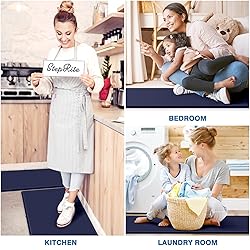 StepRite Kitchen Mats, 2PCS Kitchen Rugs, Cushioned