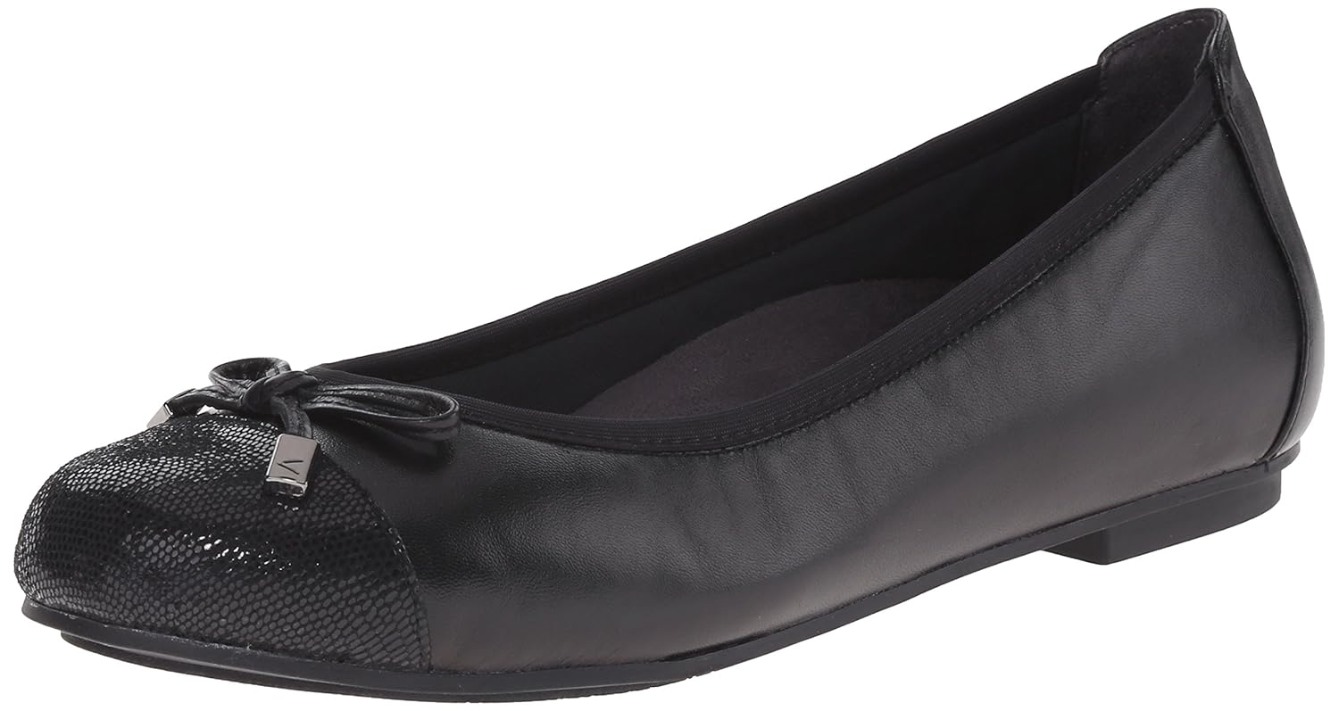 vionic womens black flats