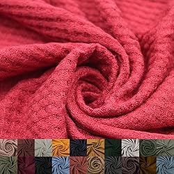 Texco Inc 59" Wide Rayon Spandex Waffle Open Knit