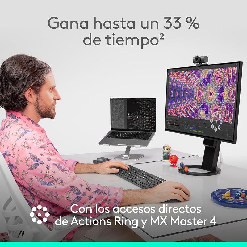 MX Master 4, ratón inalámbrico ergonómico