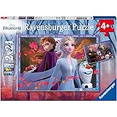 Ravensburger Disney Frozen 2 Adventure Jigsaw Puzzle Set for Kids | 2 x 24 Unique Piece Puzzles | Precision-Cut Ideal Brain Game for Toddlers and Kids