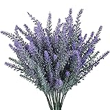 GTIDEA 4pcs Artificial Flowers Flocked Plastic