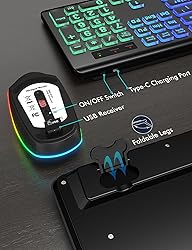 Wireless Keyboard and Mouse Combo - Large