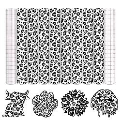 Tintnut Leopard Pattern Permanent Vinyl - 8 Sheets