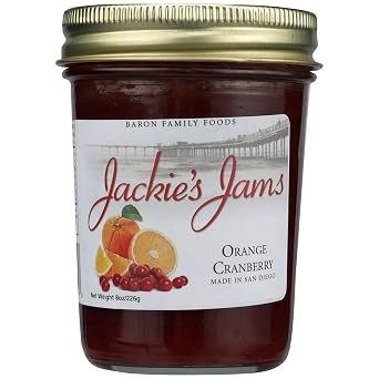 Jackie's jams Orange cranberry jam (858441001168)