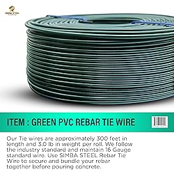 SIMBA STEEL - PVC Rebar Tie Wire | 16 Gauge | 3.0lb