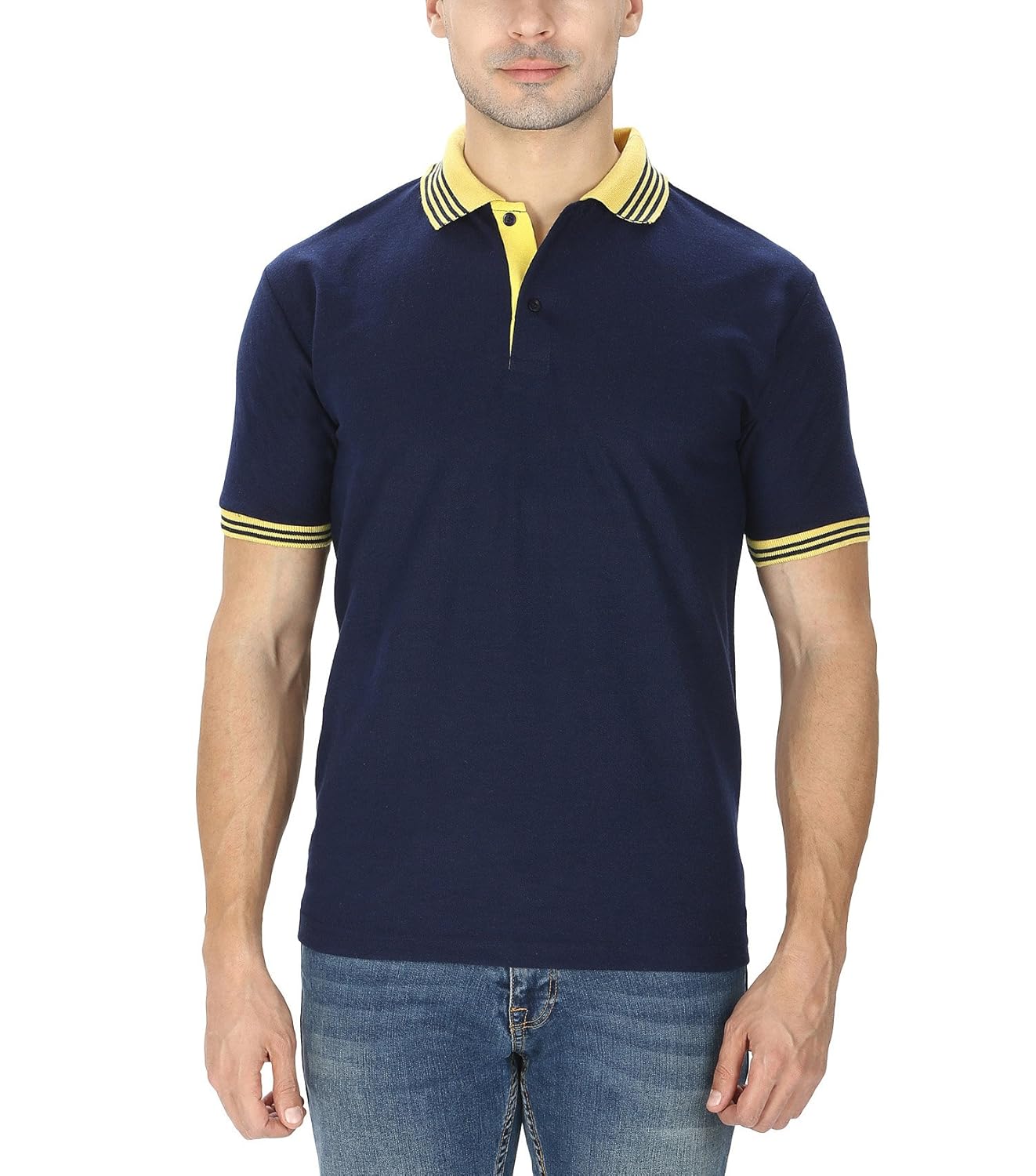 baremoda men's polo t shirt maroon navy combo pack of 2