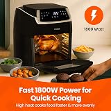 Innoteck 12L Digital Air Fryer Oven Rotisserie 1800W with Presets view 3