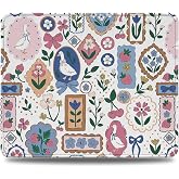 Yetmadi Vintage Flroal Bow Mouse Pad, Retro Cottagecore Aesthetic Flowers | Mouse Pads, Non-Slip Mousepad Gift, Vintage Bow Mouse Mat Desk Accessories for Computer Desk Home Office, 7.9x9.5 Inches