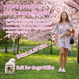 ANCOOLE Retractable Dog Lead 5M 16FT 360° Tangle-Free Nylon Tape Anti-Slip view 5