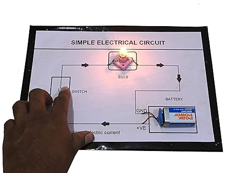 Project Hub -Simple Electrical Circuit , Ready to use Project & Model (Base-Cardboard)