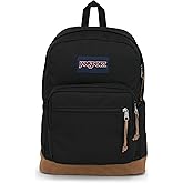 JanSport Right Pack Backpack - Durable Daypack with Padded 15" Laptop Sleeve, Spacious Main Compartment & Integrated Water Bottle Pocket - Black