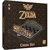 The Legend of Zelda Collector's Chess Set, Link vs. Ganondorf Strategy Game, 32 Custom Sculpted Hero & Villain Pieces, Classi